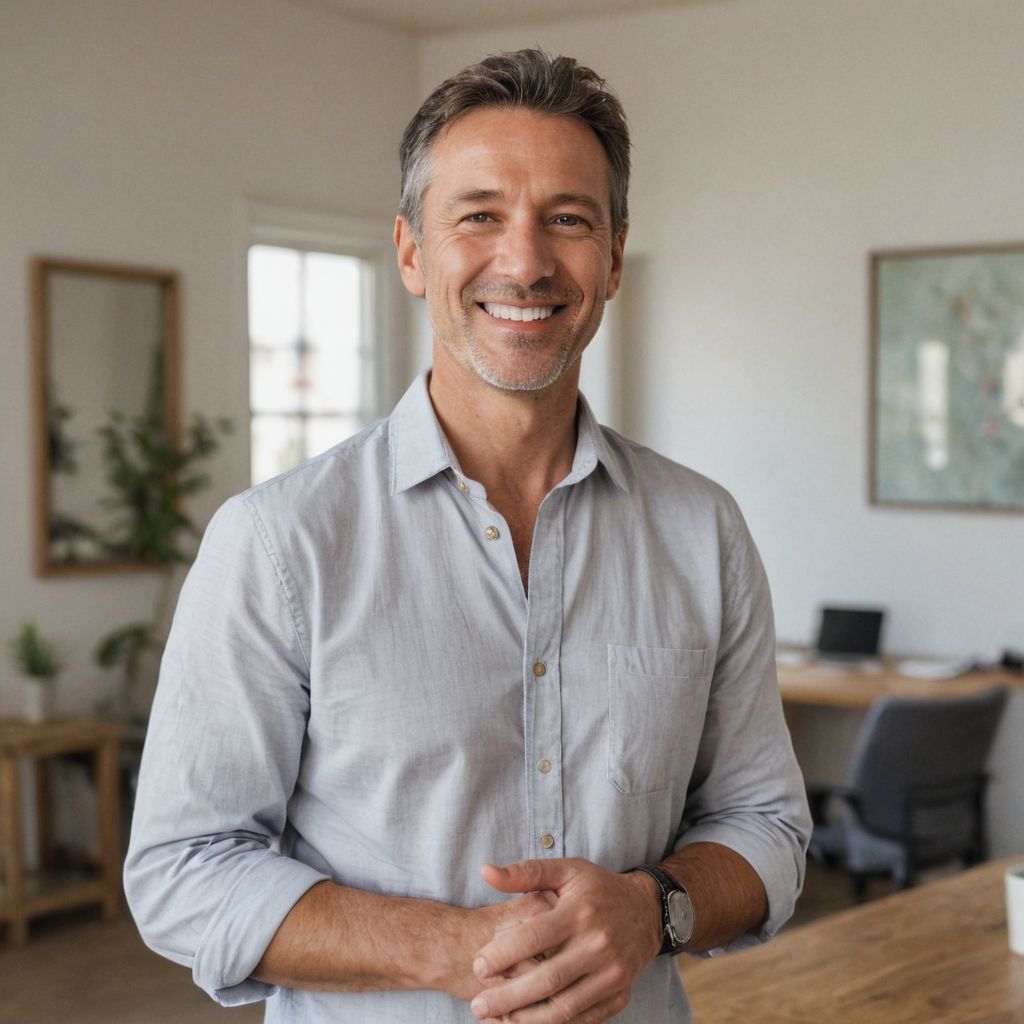 50 year old man small business owner