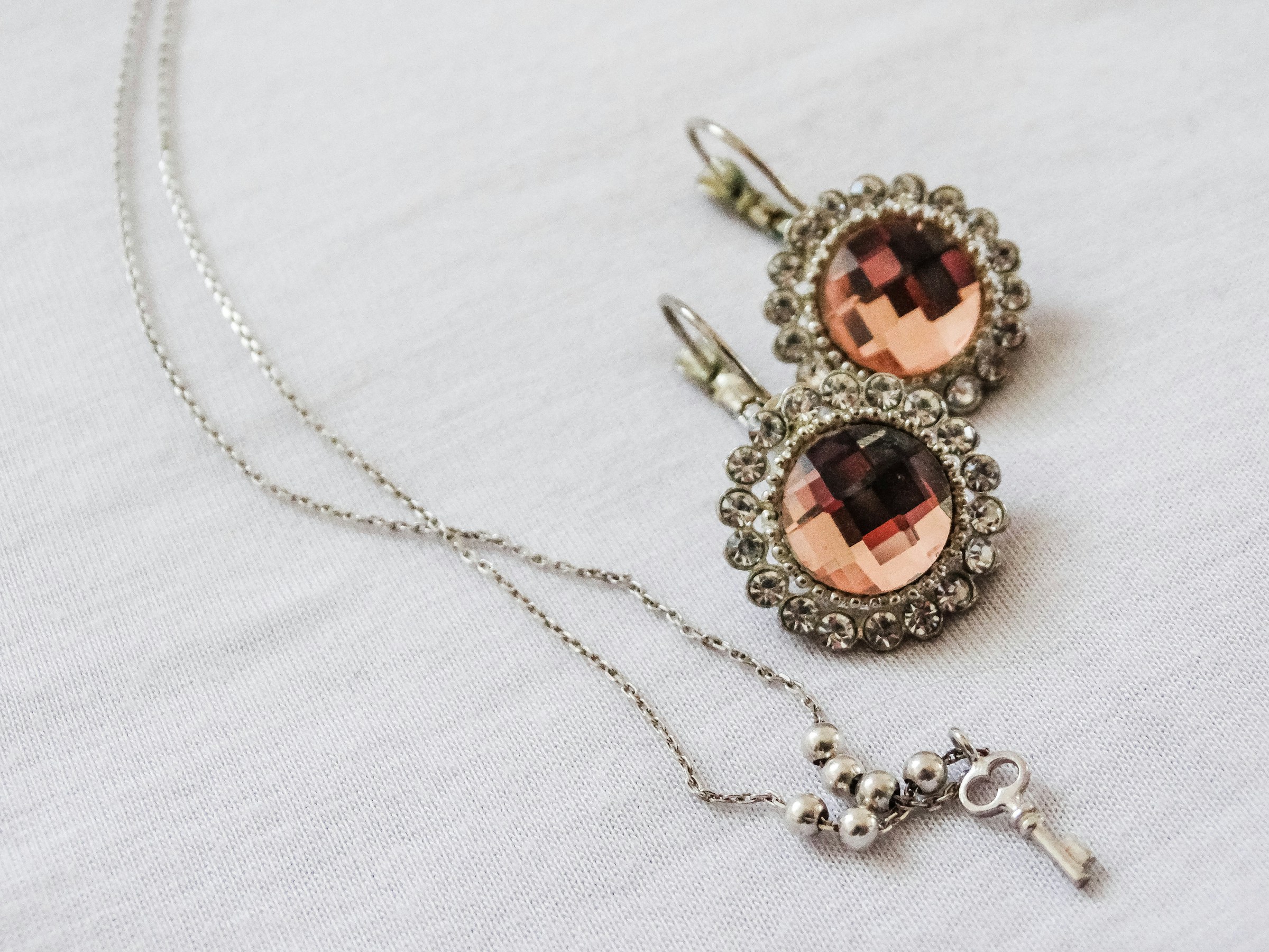 jewelery in a Minimalist White Background - Background for Jewellery Photography 