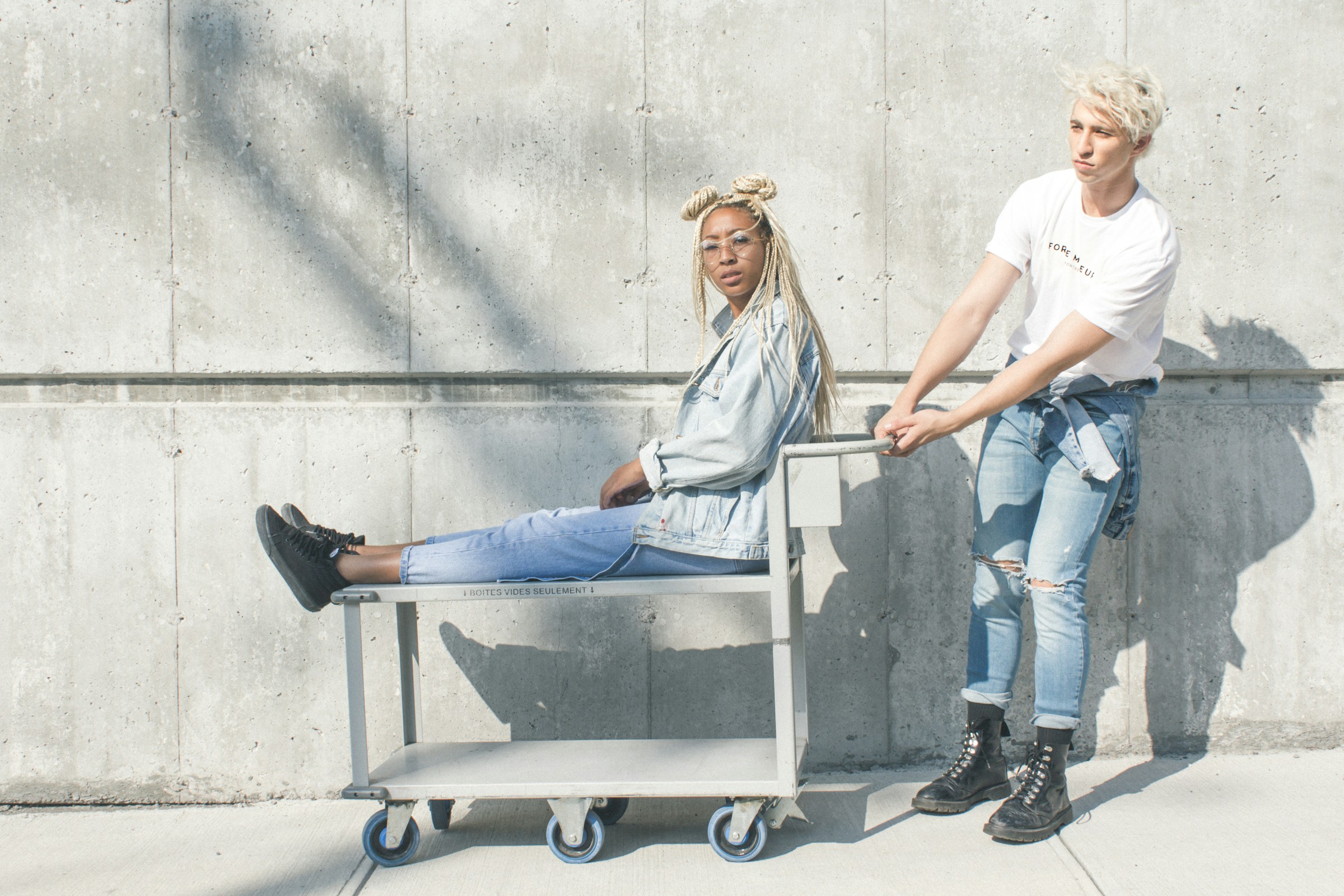 man and woman in a photoshoot - Best Product Images