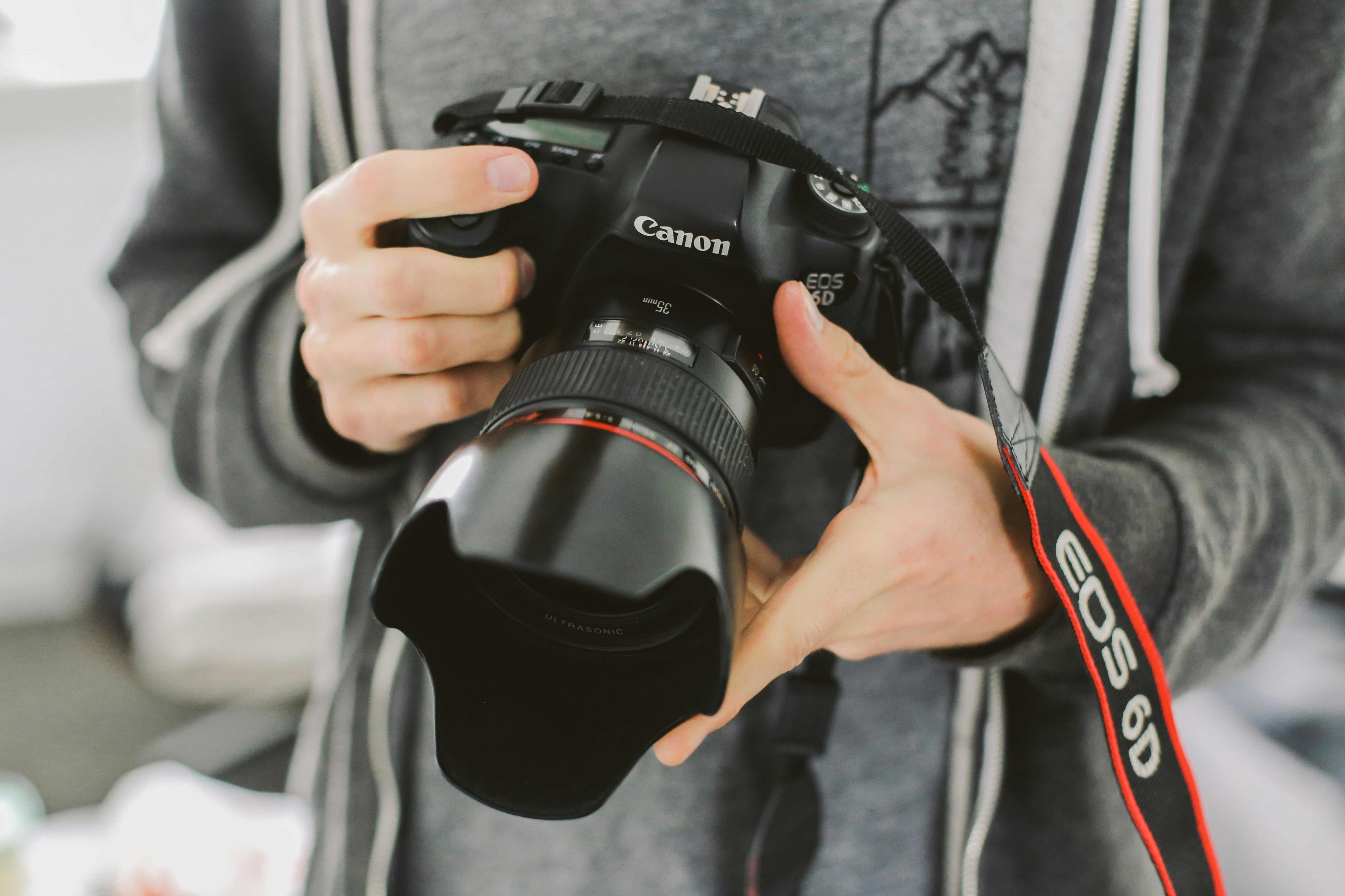 person holding camera -  How To Shoot Product Photography