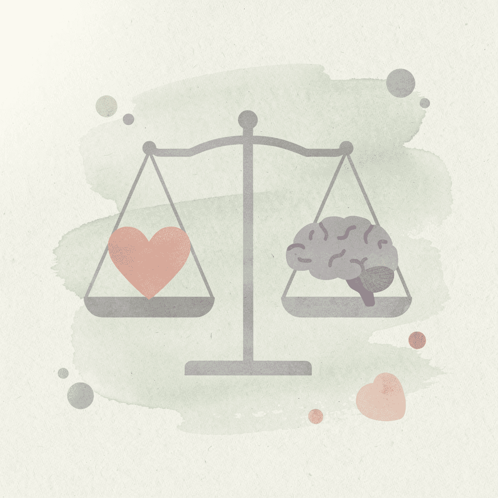 Balance scale icon comparing Printify and Printful value