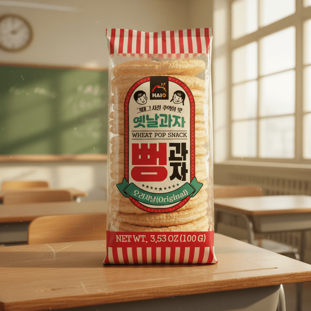 korean rice crisp snack in a childrens classroom - ai product photo made on caspa ai