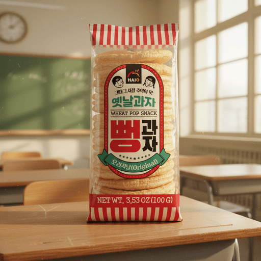 korean rice crisp snack in a childrens classroom - ai product photo made on caspa ai